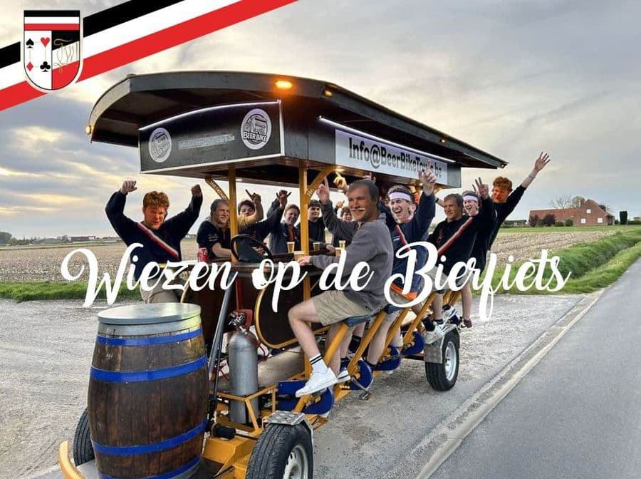 Wiezen op de bierfiets